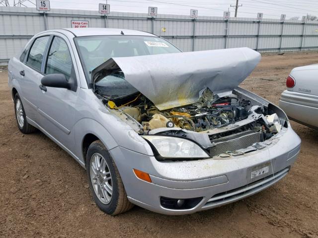 1FAFP34N57W346457 - 2007 FORD FOCUS ZX4 SILVER photo 1