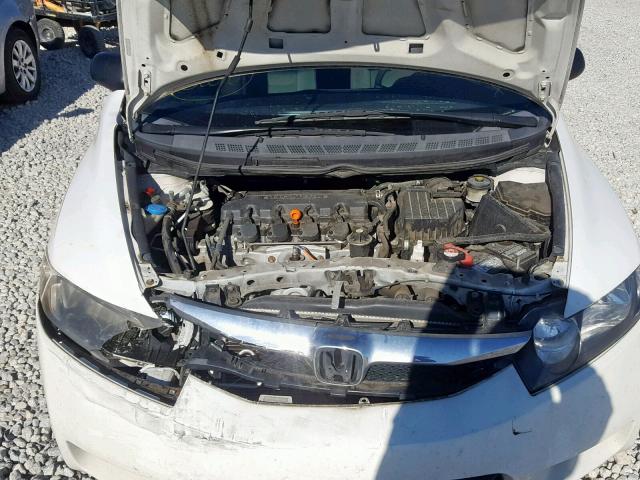 19XFA1F30AE056379 - 2010 HONDA CIVIC VP WHITE photo 7