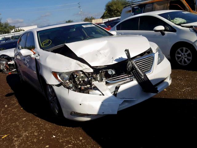 JTHGL46F185031473 - 2008 LEXUS LS 460L WHITE photo 1