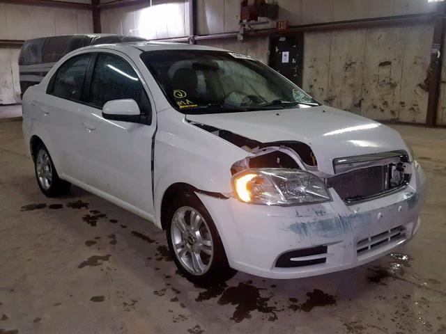 KL1TD5DE7BB120834 - 2011 CHEVROLET AVEO LS WHITE photo 1