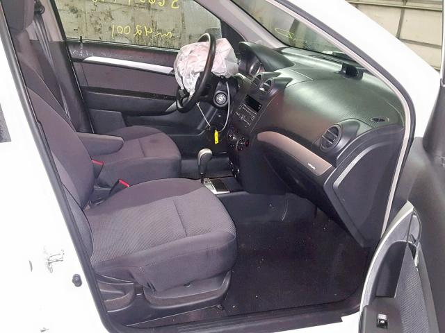 KL1TD5DE7BB120834 - 2011 CHEVROLET AVEO LS WHITE photo 5