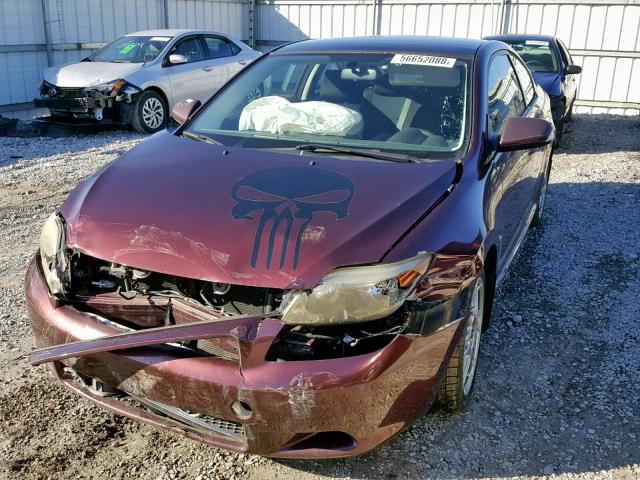 JTKDE167160067544 - 2006 TOYOTA SCION TC იასამნისფერი ფოტო 2