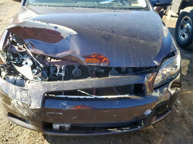 JTKDE167X80270578 - 2008 TOYOTA SCION TC იასამნისფერი ფოტო 7