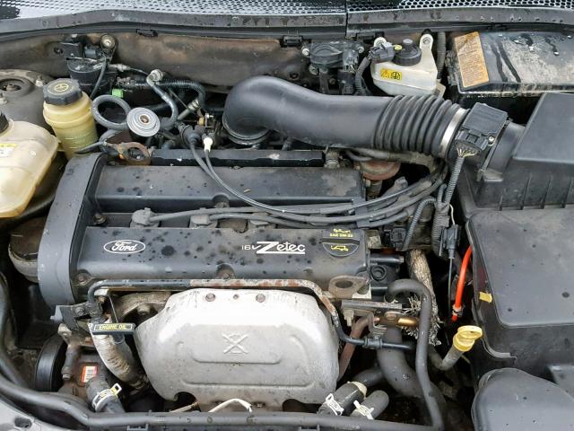 3FAFP37322R191467 - 2002 FORD FOCUS ZX5 GRAY photo 7