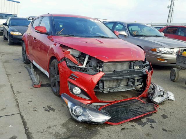 KMHTC6AE5DU120680 - 2013 HYUNDAI VELOSTER T RED photo 1