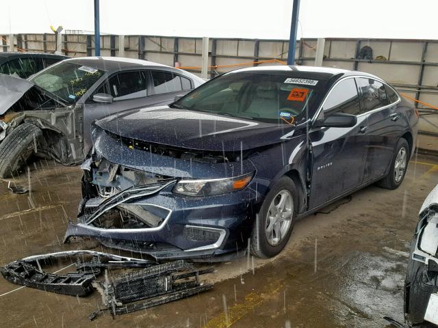 1G1ZB5STXGF339046 - 2016 CHEVROLET MALIBU LS Mavi foto 2