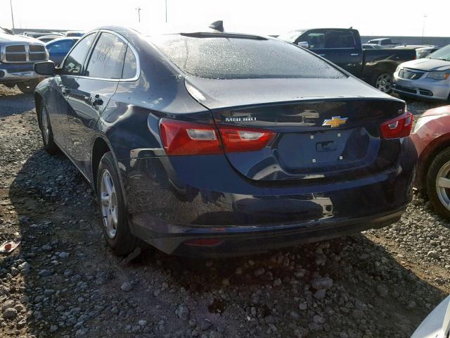 1G1ZB5STXGF339046 - 2016 CHEVROLET MALIBU LS Mavi foto 3