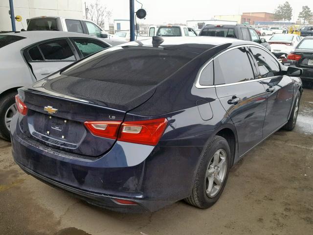 1G1ZB5STXGF339046 - 2016 CHEVROLET MALIBU LS Mavi foto 4