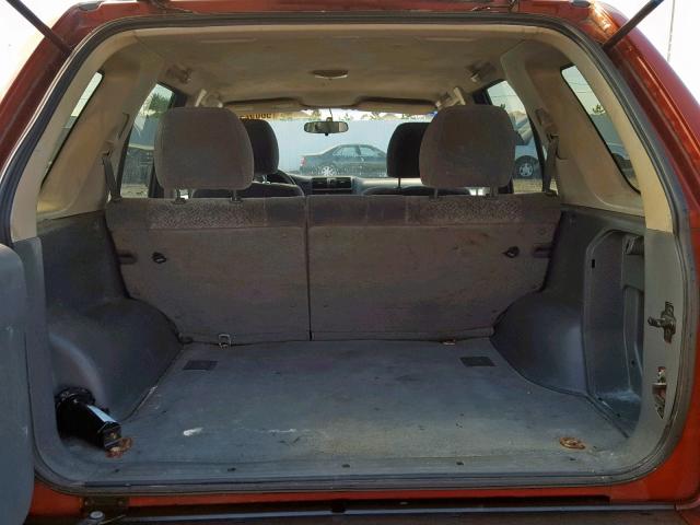 4S2CK58W714339852 - 2001 ISUZU RODEO S RED photo 9