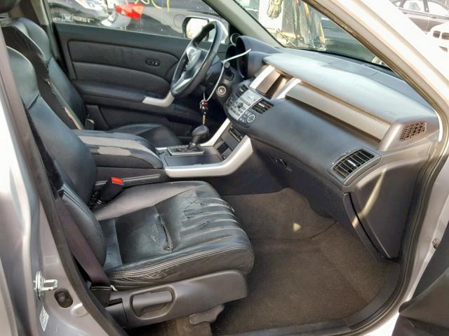 5J8TB18288A001701 - 2008 ACURA RDX SILVER photo 5