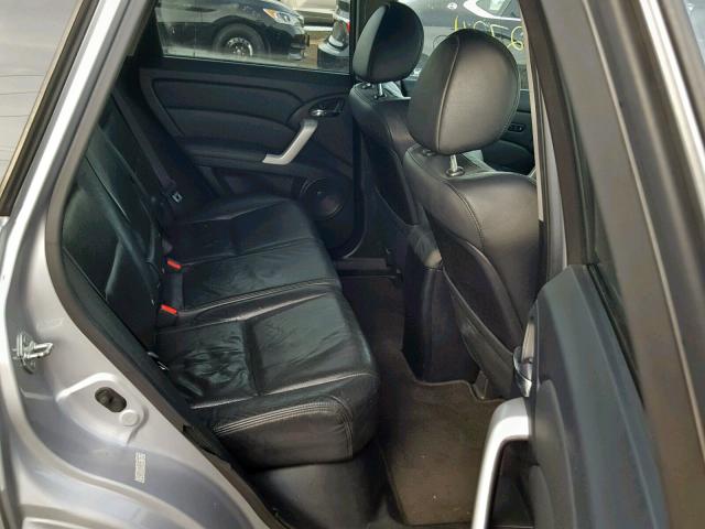 5J8TB18288A001701 - 2008 ACURA RDX SILVER photo 6