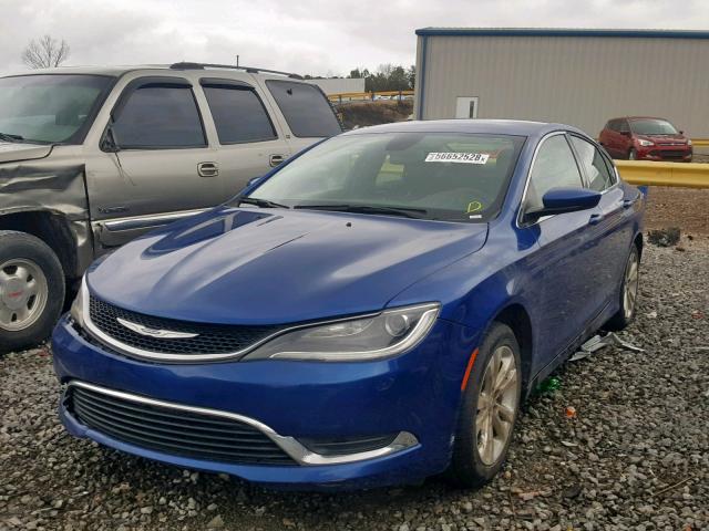 1C3CCCAB0FN760029 - 2015 CHRYSLER 200 LIMITE BLUE photo 2