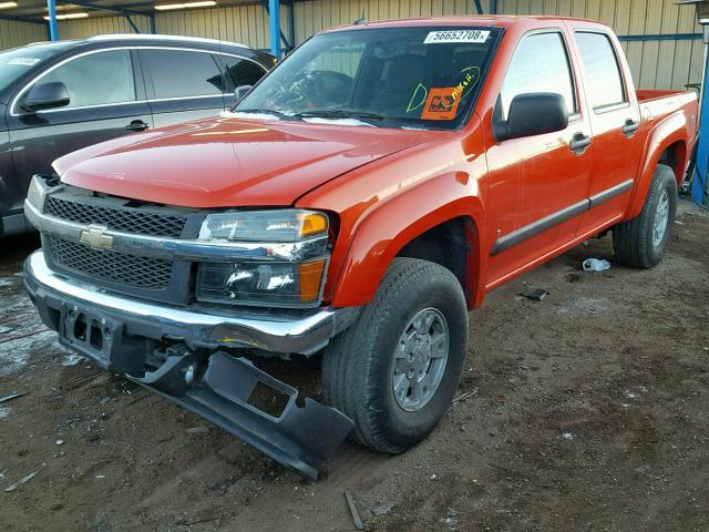 1GCDS13E688160132 - 2008 CHEVROLET COLORADO ORANGE photo 2