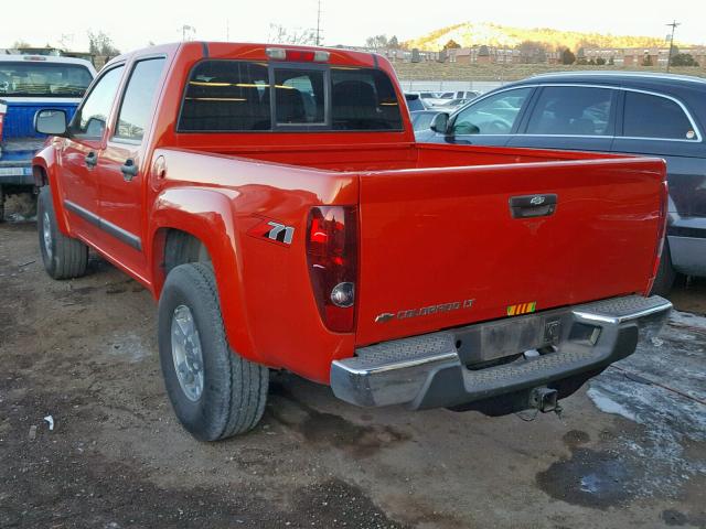 1GCDS13E688160132 - 2008 CHEVROLET COLORADO ORANGE photo 3