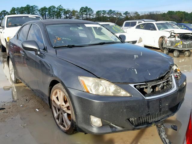 JTHBK262372055398 - 2007 LEXUS IS 250 GRAY photo 1