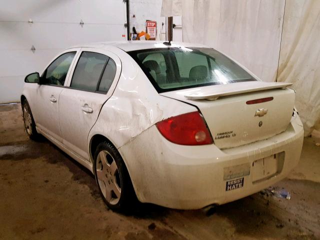 1G1AF5F50A7122555 - 2010 CHEVROLET COBALT 2LT WHITE photo 3