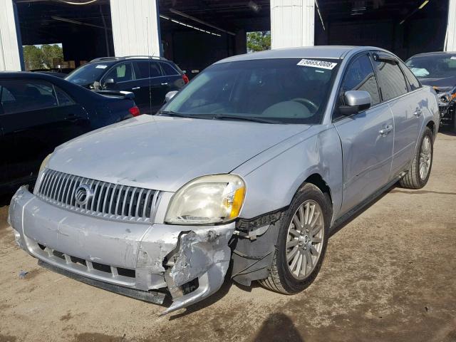 1MEFM42115G605489 - 2005 MERCURY MONTEGO PR SILVER photo 2