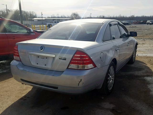 1MEFM42115G605489 - 2005 MERCURY MONTEGO PR SILVER photo 4