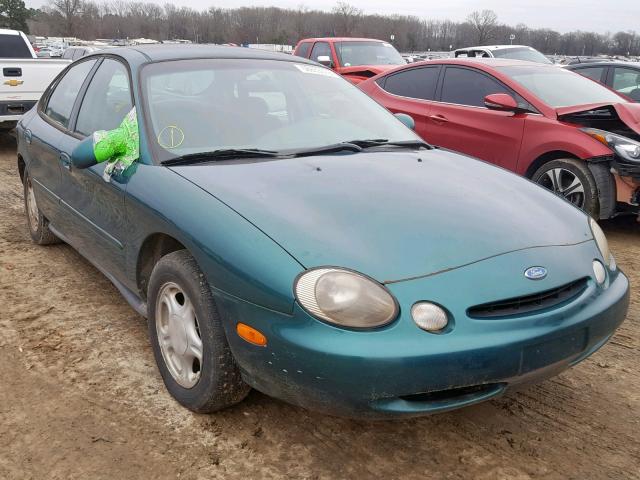 1FALP52U6VA110984 - 1997 FORD TAURUS GL GREEN photo 1