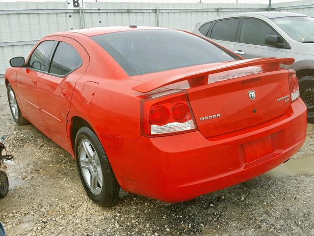 2B3CA3CVXAH177933 - 2010 DODGE CHARGER SX RED photo 3