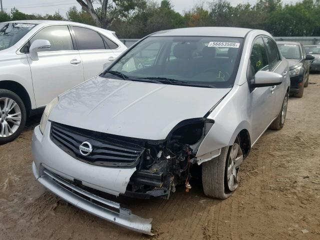 3N1AB6AP9AL603050 - 2010 NISSAN SENTRA 2.0 SILVER photo 2