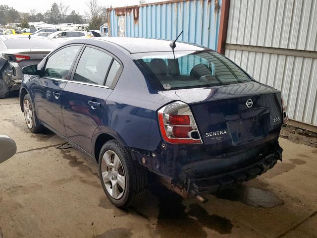 3N1AB61E97L624679 - 2007 NISSAN SENTRA 2.0 BLUE photo 3