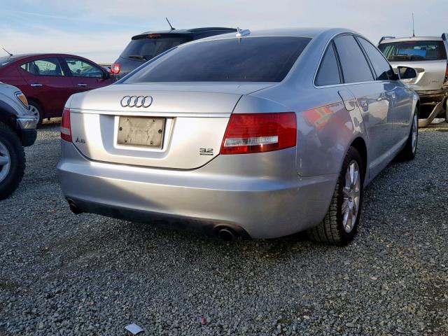 WAUDG74F35N063749 - 2005 AUDI A6 3.2 QUA SILVER photo 4