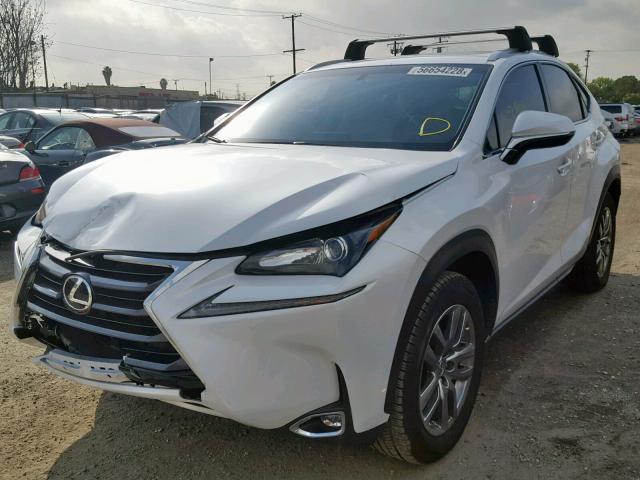 JTJYARBZ3G2037975 - 2016 LEXUS NX 200T WHITE photo 2