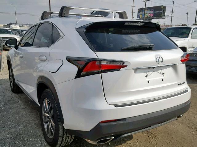 JTJYARBZ3G2037975 - 2016 LEXUS NX 200T WHITE photo 3