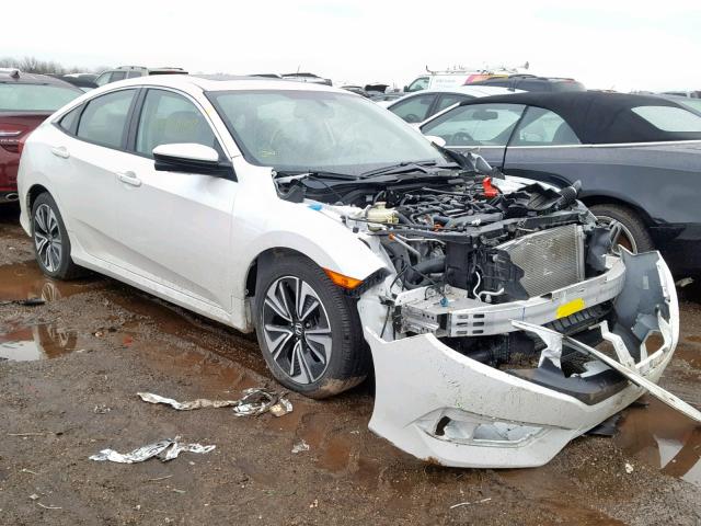 19XFC1F76GE045053 - 2016 HONDA CIVIC EXL WHITE photo 1