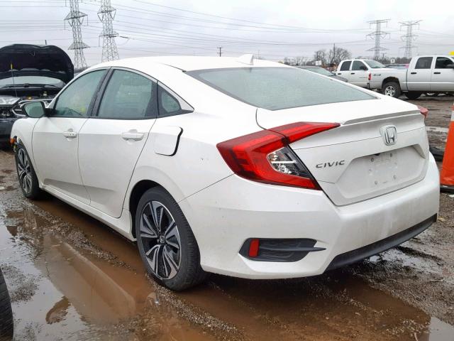 19XFC1F76GE045053 - 2016 HONDA CIVIC EXL WHITE photo 3