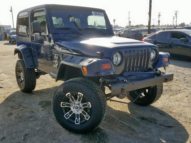 1J4FY19S3VP471033 - 1997 JEEP WRANGLER / BLUE photo 1