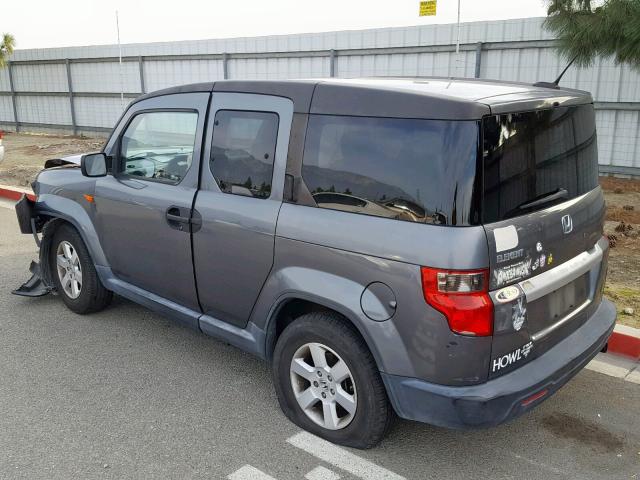 5J6YH1H70AL003672 - 2010 HONDA ELEMENT EX GRAY photo 3