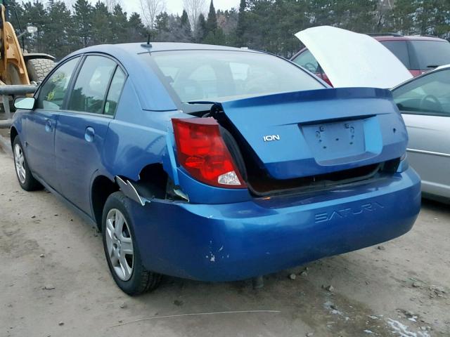 1G8AZ58F06Z152228 - 2006 SATURN ION LEVEL BLUE photo 3