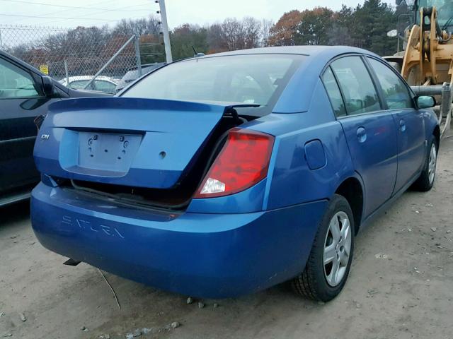 1G8AZ58F06Z152228 - 2006 SATURN ION LEVEL BLUE photo 4