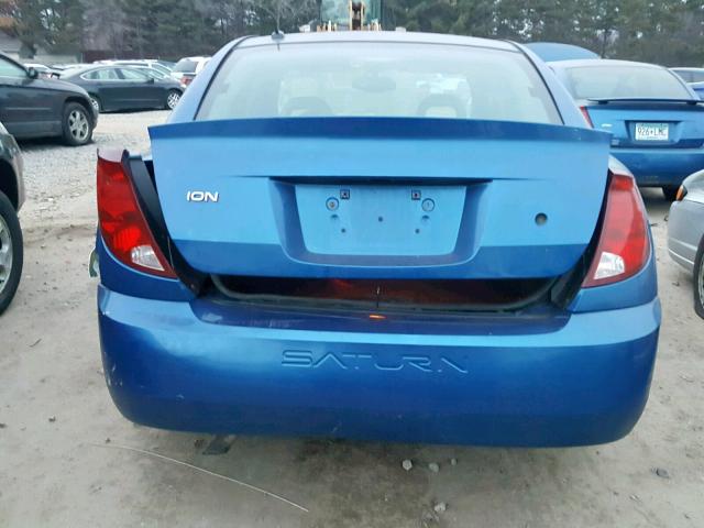 1G8AZ58F06Z152228 - 2006 SATURN ION LEVEL BLUE photo 9