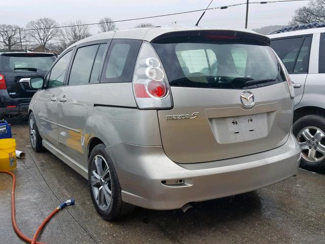 JM1CR29L070155685 - 2007 MAZDA 5 SILVER photo 3