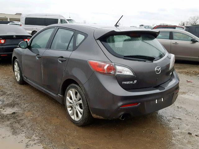 JM1BL1K58B1383276 - 2011 MAZDA 3 S GRAY photo 3