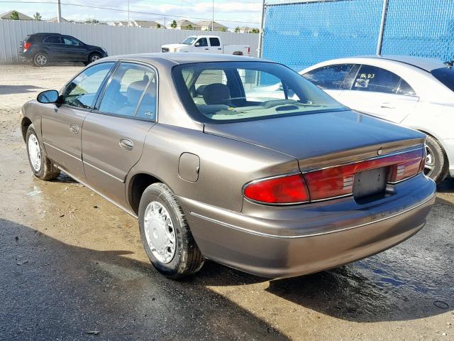 2G4WS52J521225928 - 2002 BUICK CENTURY CU BROWN photo 3