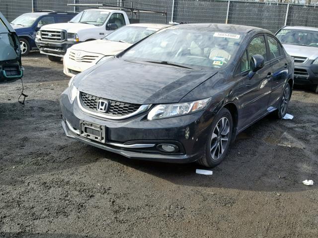 2HGFB2F95DH533440 - 2013 HONDA CIVIC EXL BLACK photo 2