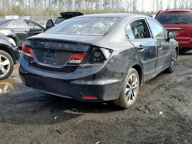 2HGFB2F95DH533440 - 2013 HONDA CIVIC EXL BLACK photo 4