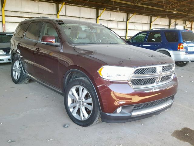 1C4RDHDGXCC144384 - 2012 DODGE DURANGO CR MAROON photo 1