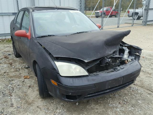 1FAFP34N97W140011 - 2007 FORD FOCUS ZX4 BLACK photo 1