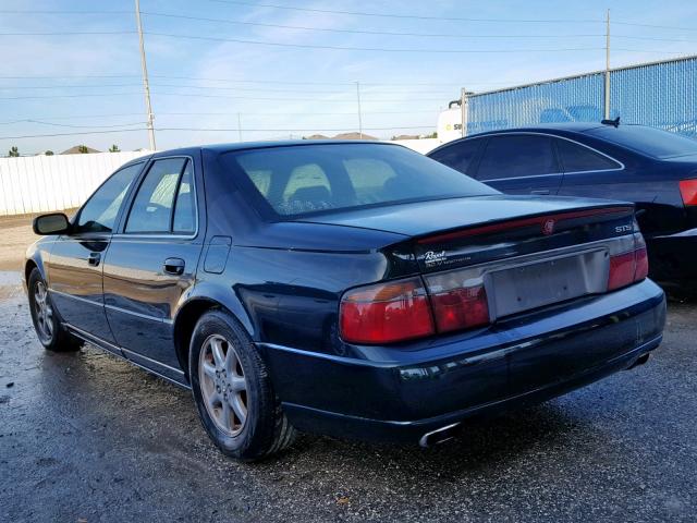 1G6KY5495YU205456 - 2000 CADILLAC SEVILLE ST GREEN photo 3