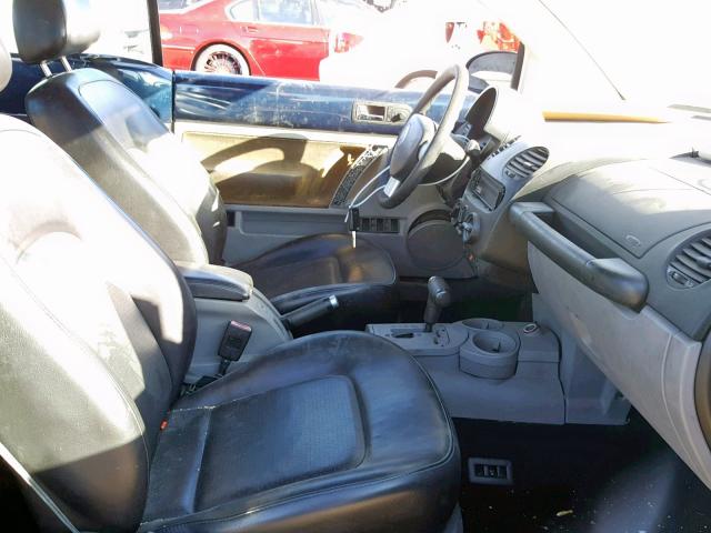 3VWCK21Y93M305177 - 2003 VOLKSWAGEN NEW BEETLE Mavi foto 5