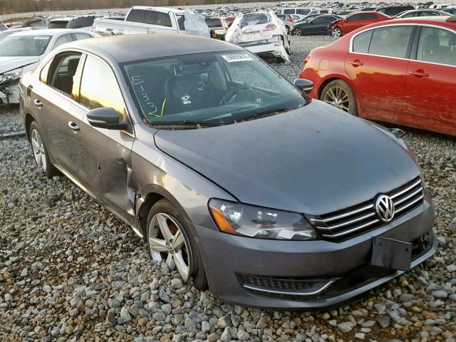 1VWBP7A39DC018634 - 2013 VOLKSWAGEN PASSAT SE SILVER photo 1