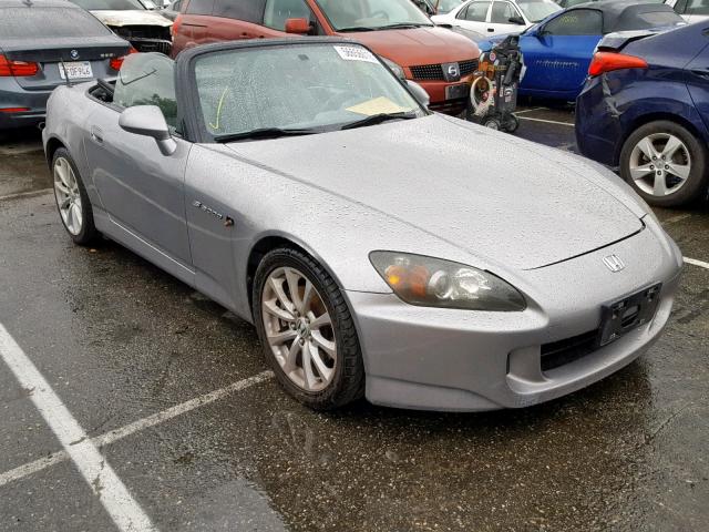 JHMAP21477S000202 - 2007 HONDA S2000 GRAY photo 1