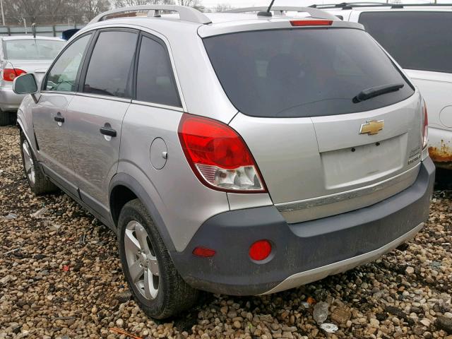 3GNAL2EK0CS635208 - 2012 CHEVROLET CAPTIVA SP SILVER photo 3