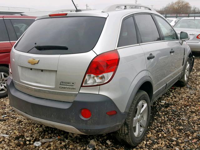 3GNAL2EK0CS635208 - 2012 CHEVROLET CAPTIVA SP SILVER photo 4