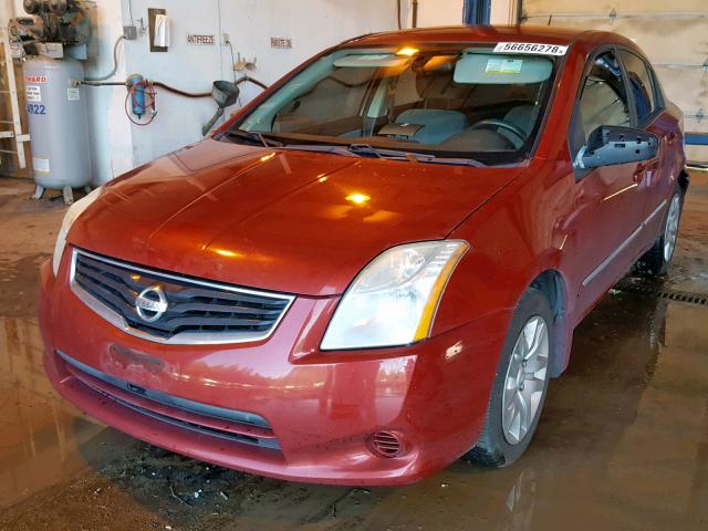 3N1AB6AP2AL658679 - 2010 NISSAN SENTRA 2.0 RED photo 2